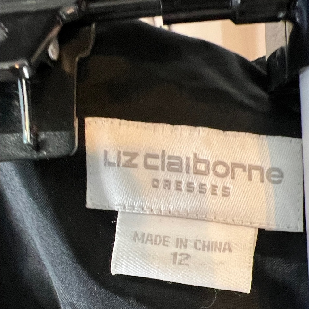 Liz Claiborne Black Midi Dress - Picture 2 of 6